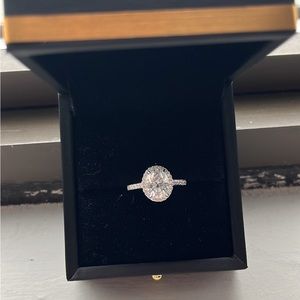Moissanite ring